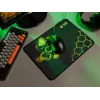 TRACER GameZone Hexy3 alfombrilla de ratón para gaming, 35 x 28 x 0,4 cm, negro/amarillo