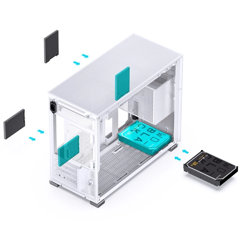 Caja de PC Jonsbo D31 MESH Midi Tower Blanca