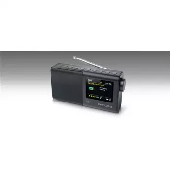Radio portátil muse M-117 DB — DAB/DAB+/FM, 3W RMS, TFT de 2,8