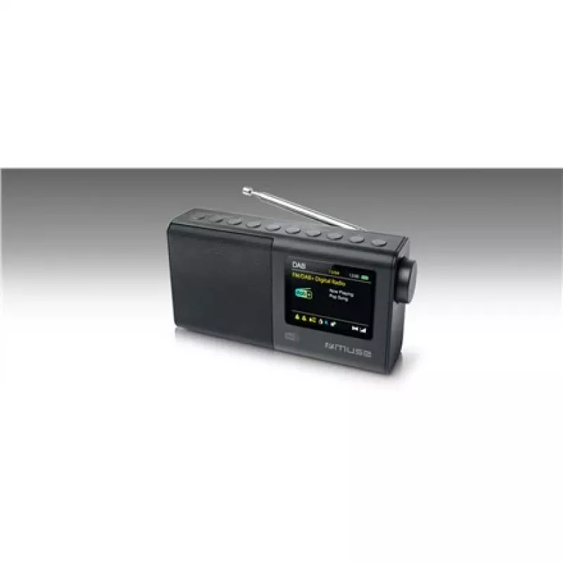 Radio portátil muse M-117 DB — DAB/DAB+/FM, 3W RMS, TFT de 2,8