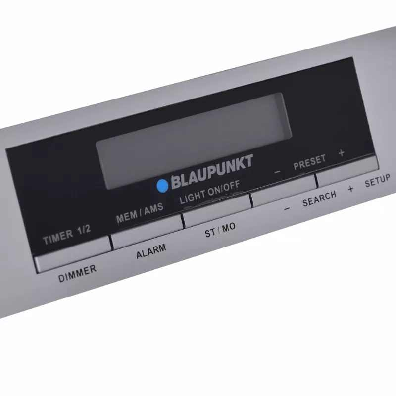 Radio de cocina BLAUPUNKT KR14BT con Bluetooth, FM, indicador LED, 2x0.8W, red/batería, gris