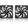 Noctua NF-A14x25 G2 PWM Sx2-PP chromax.negro set de doble ventilador de 140 mm