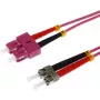 Cable de fibra óptica Helos 1 m OM4 SC/ST