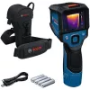 Cámara termográfica a batería GTC 12V-450-13 Professional, termodetector azul/negro, sin batería ni cargador, en maletín