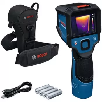 Cámara termográfica a batería GTC 12V-450-13 Professional, termodetector azul/negro, sin batería ni cargador, en maletín