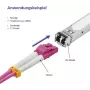 Cable de fibra óptica Helos 5 m OM4 LC/LC