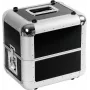 Flightcase Roadinger Maletín para discos ALU 50/50 redondeado negro — formato aluminio 50×50, esquinas redondeadas