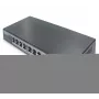 Digitus Switch de red Gigabit PoE de 8 puertos, Sobremesa, L2 gestionado, 2 puertos uplink, SFP, 86 W, af/at