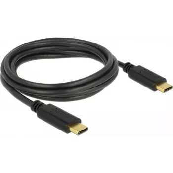 Cable USB DeLOCK 83324 USB 2.0 2 m USB-C negro