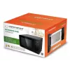 Esperanza EKO009 Horneado microondas solo, de sobremesa, 700 W, 20 l, plato giratorio de 24,5 cm, negro
