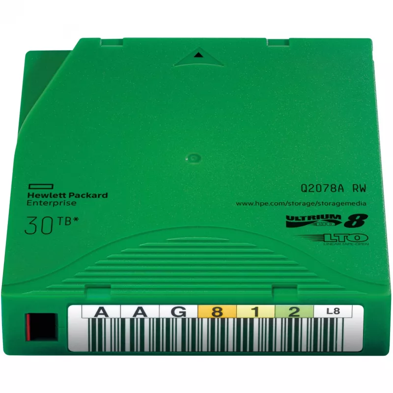 HPE LTO-8 Ultrium 30TB RW cartucho de datos