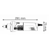 Bosch 0 601 220 000 rectificadora recta 28000 rpm 650 W