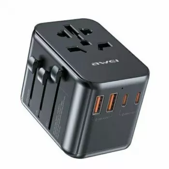 Cargador de viaje GaN 35W 4en1 US/AU/EU/UK C-39