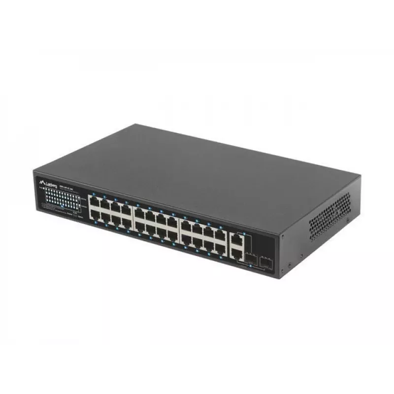 Switch Lanberg 24X 100MB DSP+/2X Combo Rack 19 360W V2