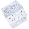 Ventilador de carcasa inalámbrico Lian Li UNI FAN 12CL1W3W blanco 120mm — 120mm, compatible con hub PWM, modular