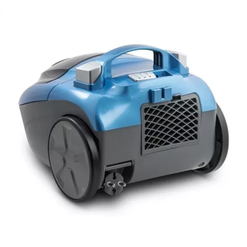 Aspirador sin bolsa ZELMER ZVC032P azul 1200 W, diseño compacto de tipo tanque