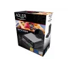 Adler AD 3036 Gofrera para 4 gofres Negro, Gris 1500 W
