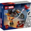 LEGO MARVEL 76335 Moto de Spider-Man vs. Ghost Rider