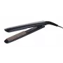 Plancha de pelo Remington S8598 Warm negro gris — placas de cerámica 11 cm, 5 niveles de calor, 160–230 °C, cable de 3 m, funda de transporte