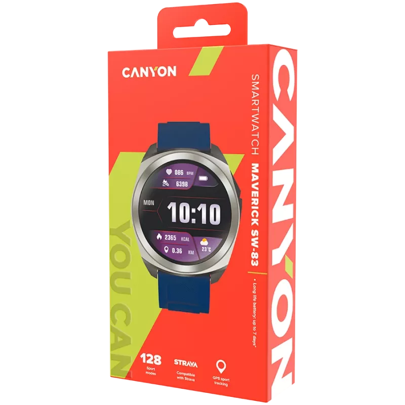 Canyon SW-83 - Maverick - Smartwatch - GPS - BT - color pantalla LCD 1,32