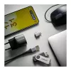 Intenso Pack de 3 Adaptador USB USB-A -> USB-C C480C aluminio
