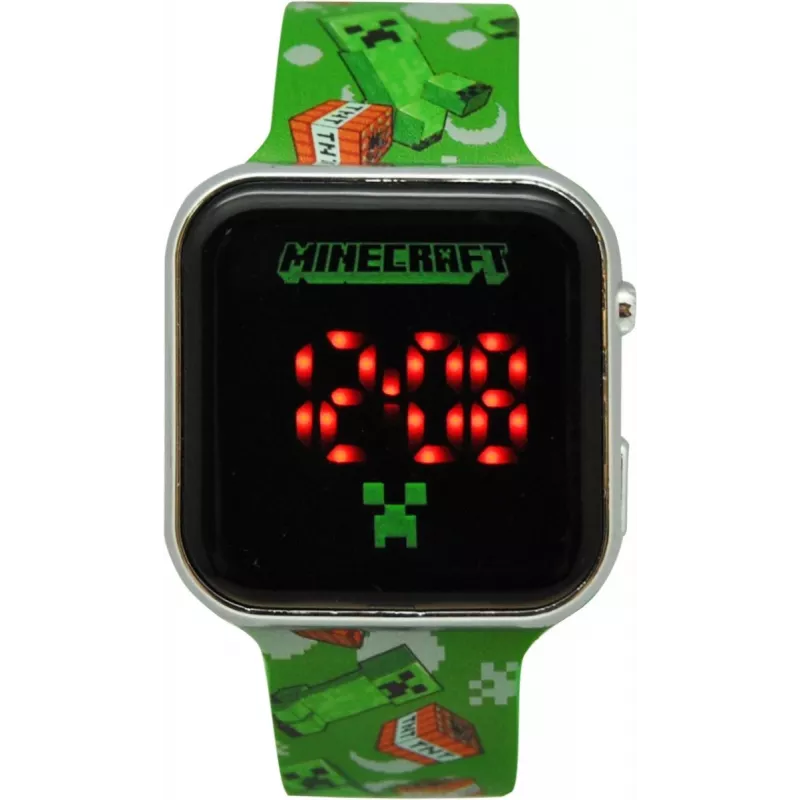 Reloj infantil digital Euroswan Minecraft LED Modelo 065786