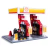 Modelo de gasolinera Jamara CaDA Shell 402858 con diseño detallado