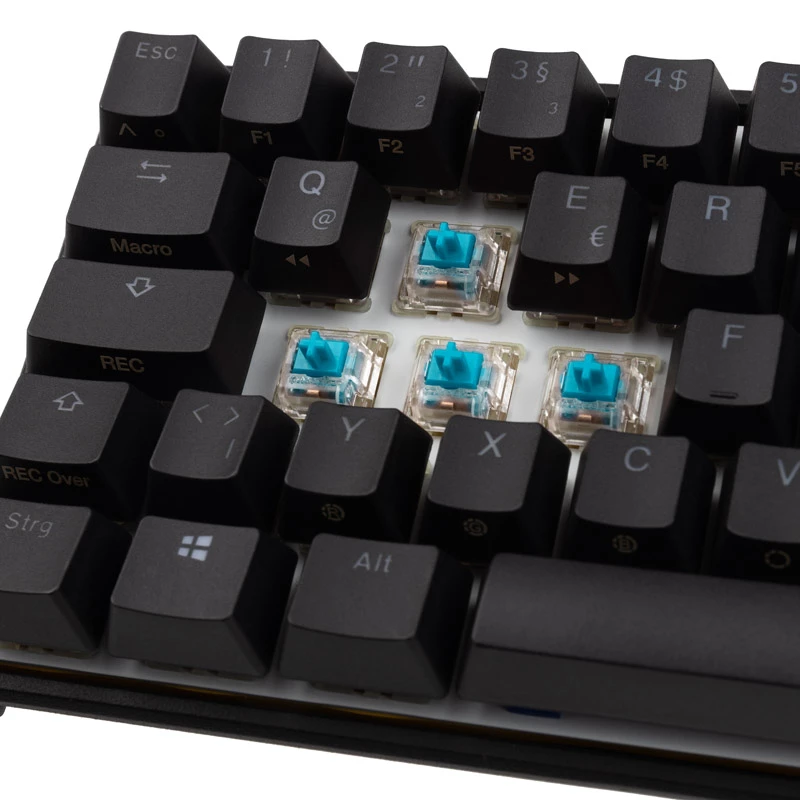 Teclado Ducky Mecha Pro SF Gaming USB Alemán Negro