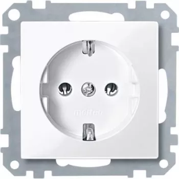 Caja empotrable Merten MEG2301-0319 tipo F, blanca