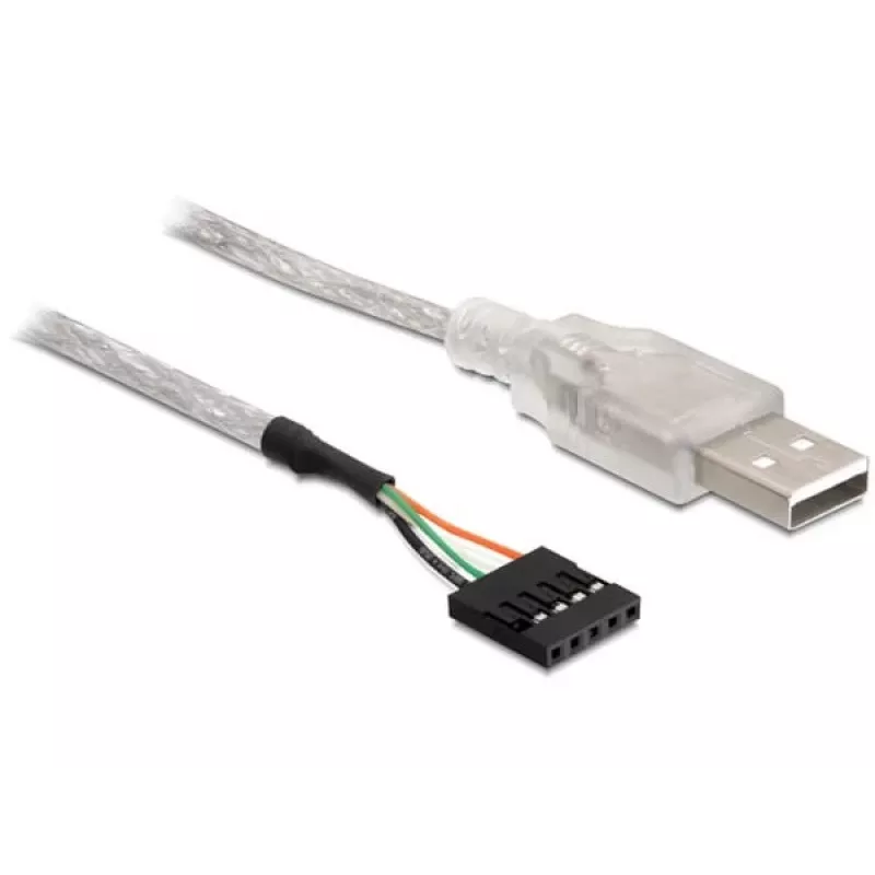 Cable DeLOCK 83078 USB 2.0-A macho a pin header, 70 cm