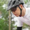 Rockbros 10135 Gafas de ciclismo fotocromáticas UV400, negro y rojo