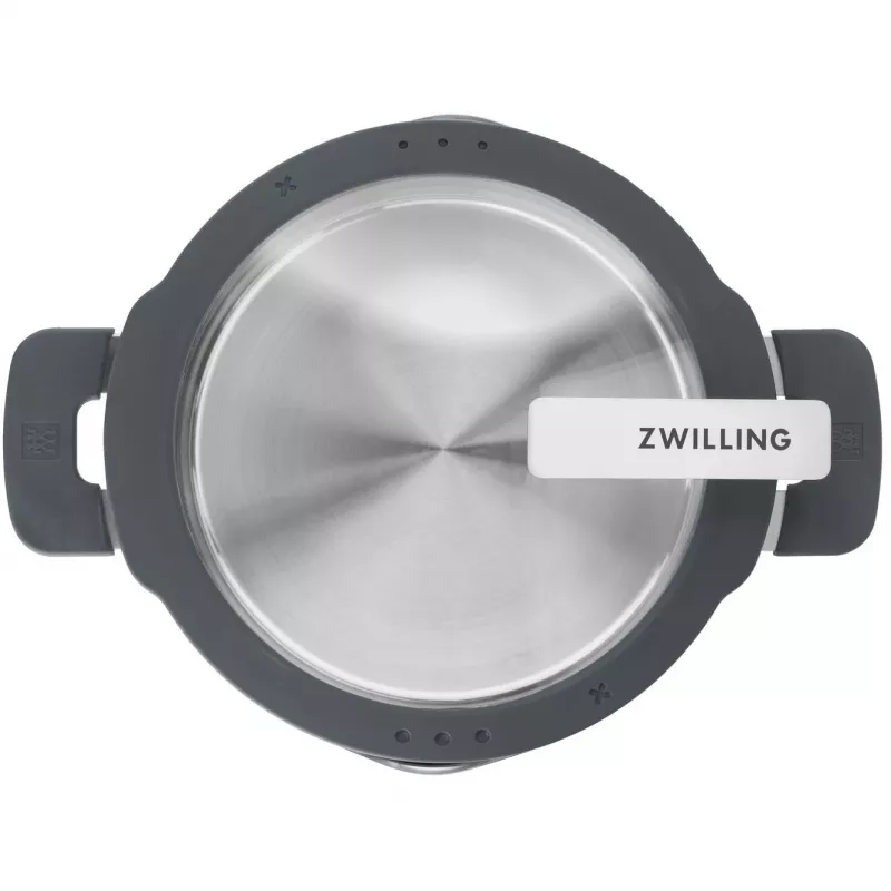 ZWILLING SIMPLIFY 66870-004-0 set de ollas acero inoxidable 4 pzas. plata negro
