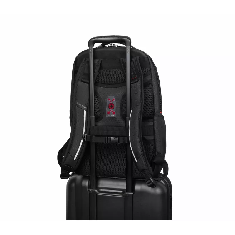 Mochila de ocio Wenger SwissGear Cosmic Negro Poliéster PVC rPET
