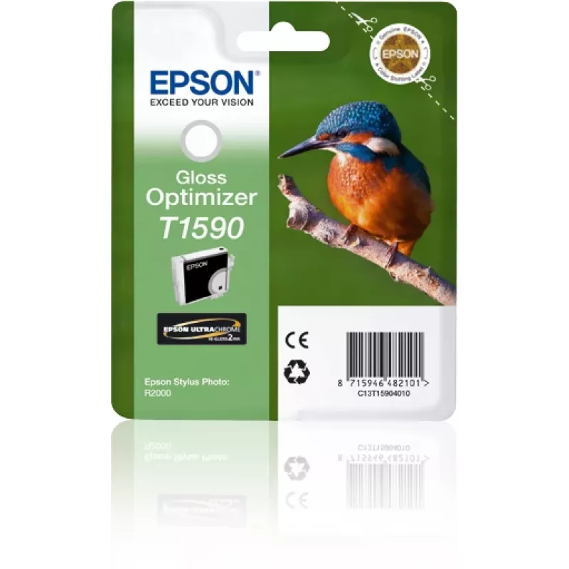 Epson T1590 Gloss Optimizer, optimizador de brillo, tinta pigmentada, 1 unidad