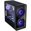 Caja de PC Lian Li LANCOOL 217 INF + 3 ventiladores UNI FAN SL-INF 120 Reverse-Blade - negro