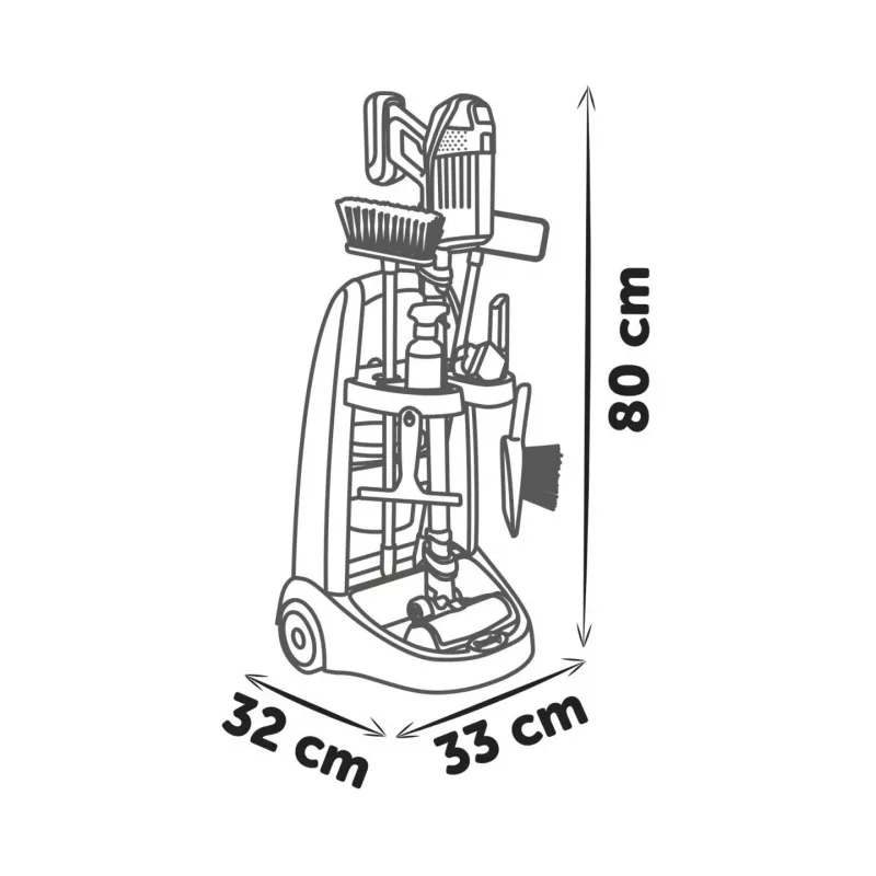 Carrito de limpieza Rowenta + aspirador