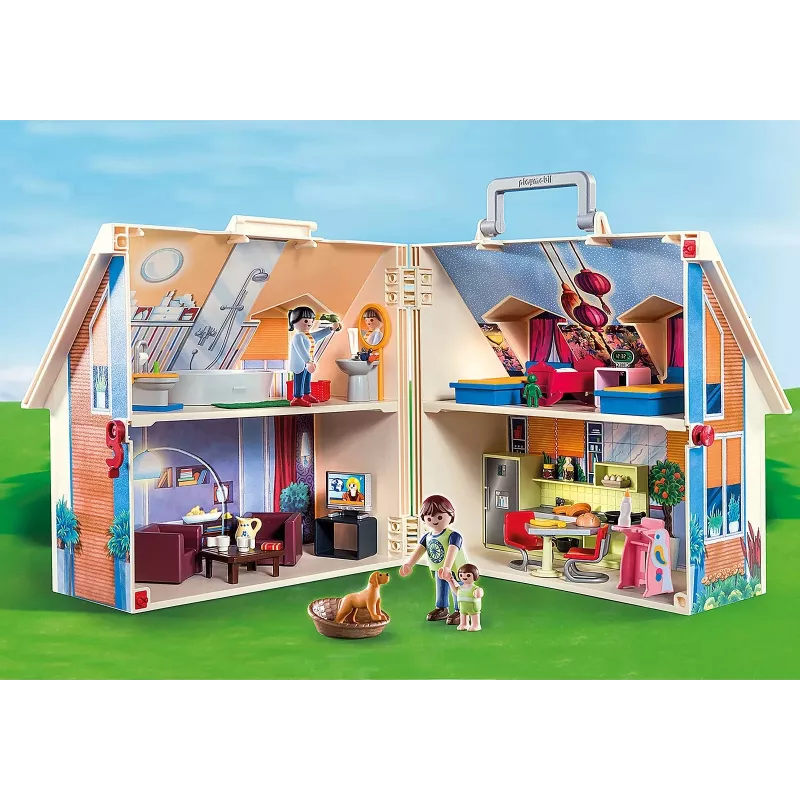 Set de construcción PLAYMOBIL Casa de muñecas 70985 multicolor plástico