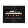 Vinoteca integrable Caso WineDeluxe E 18 — 18 botellas, altura 46 cm, negra, clase energética G