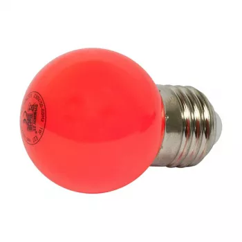 Synergy 21 LED Retrofit E27 bombilla gota G45 rojo 1 vatio para guirnalda