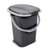 Cubo de inodoro portátil GreenBlue GB320AG — modelo turístico ligero, contenedor de residuos portátil compacto