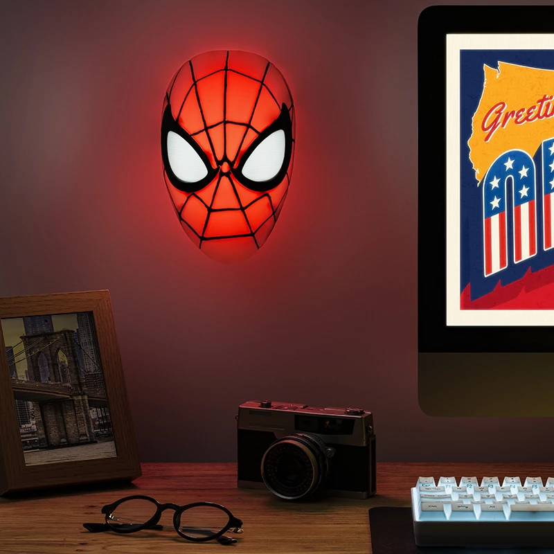 Lámpara de mesa Paladone Spiderman Mask Light