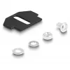 Set de montaje DeLOCK 88062 negro metal