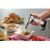 GEFU FUEGO Creme Brulee soplete de cocina G-35400, negro/acero inoxidable