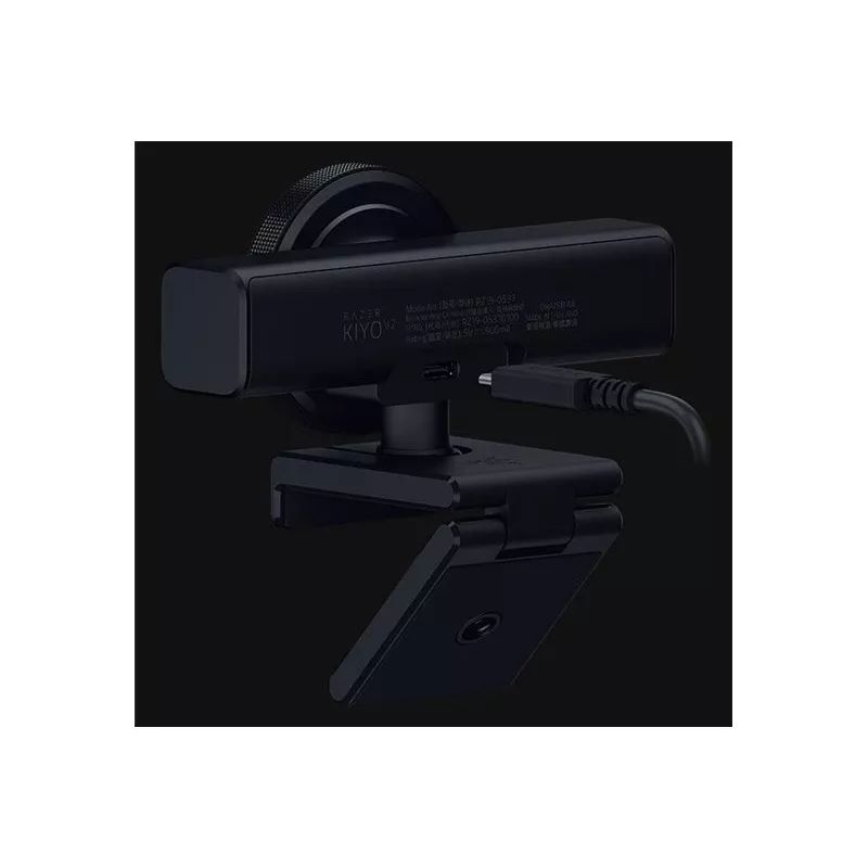 Razer | Webcam | Kiyo V2 | MJPEG hasta 4K 30 FPS, 1080p 60 FPS, YUY2 hasta 4K 15 FPS, 1080p 60 FPS, NV12 hasta 4K 20 FPS, 1080p 60 FPS