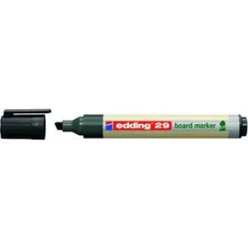 Rotulador Edding 29 punta biselada negro