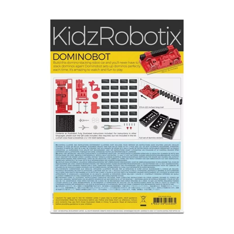 Robot educativo de entretenimiento 4M 4M-03446 para niños a partir de 8 años, a pilas, kit de construcción DIY