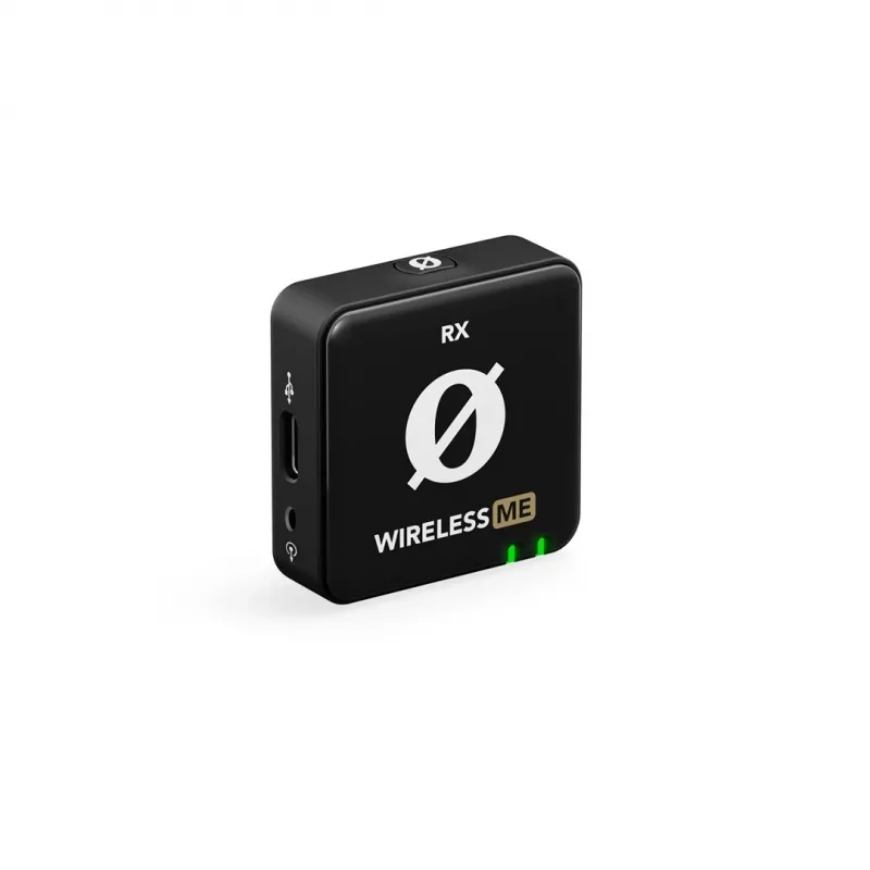 WIME RODE WIRELESS ME sistema de micrófono inalámbrico de doble canal para vloggers podcasters