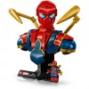 Busto de coleccionista LEGO Marvel Iron Spider-Man 76326, 379 piezas, modelo de exposición 18+, 170×200×110 mm