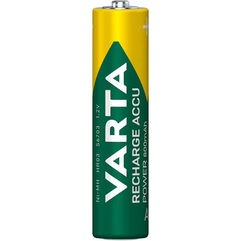VARTA HR03 AAA batería Power 800 mAh 56703 pilas recargables 4 uds. verde