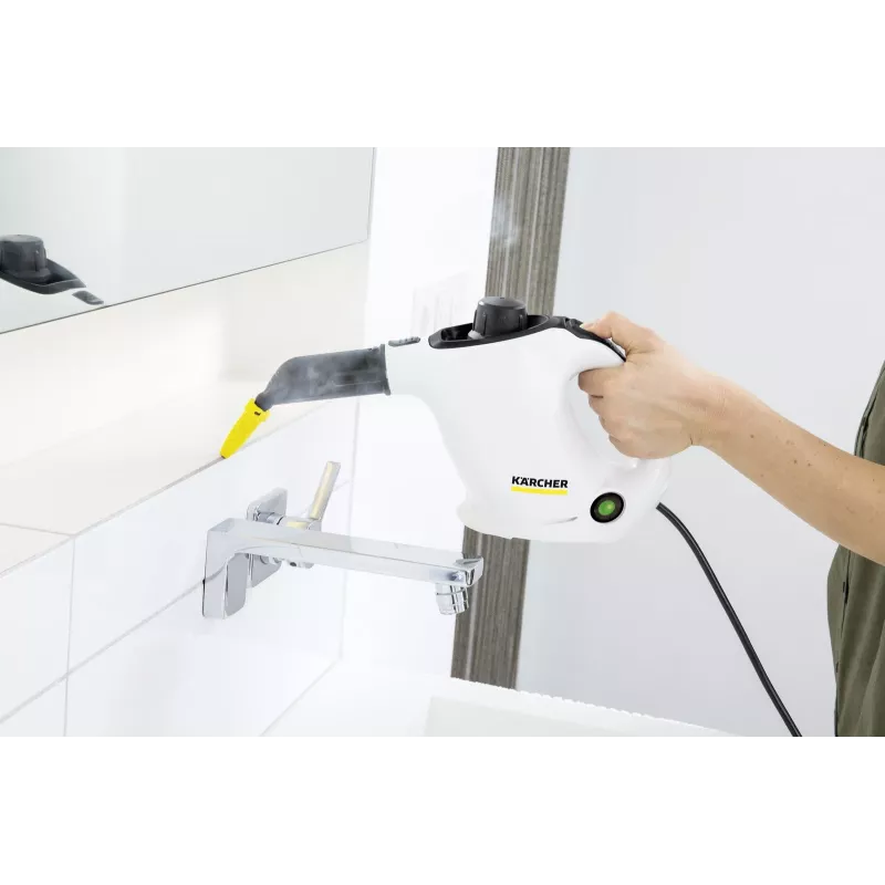 Limpiador a vapor portátil Kärcher SC 1 EasyFix 1200 W Negro, Blanco